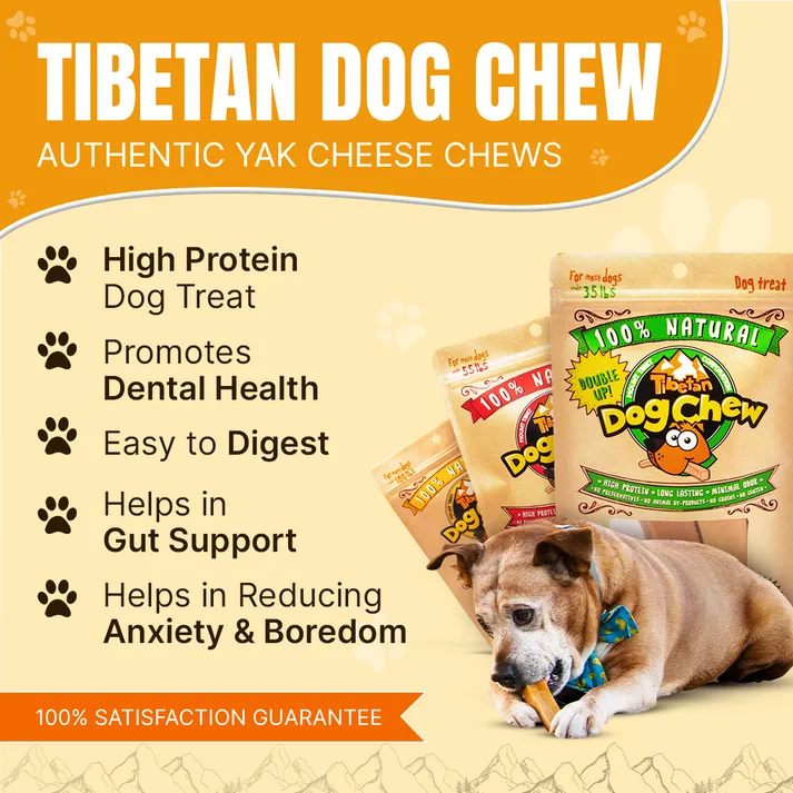 Tibetan Dog Chew (Medium, 5 lbs)