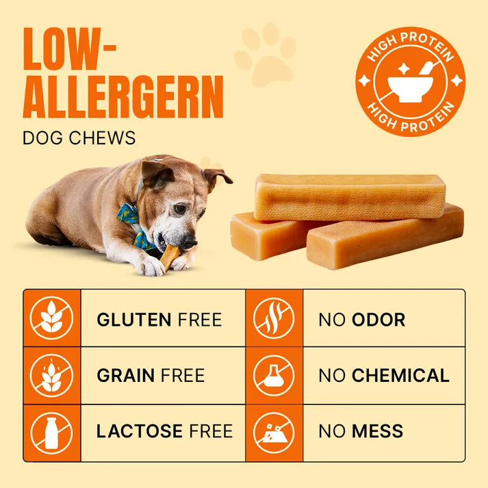 Tibetan Dog Chew (Medium, 5 lbs)