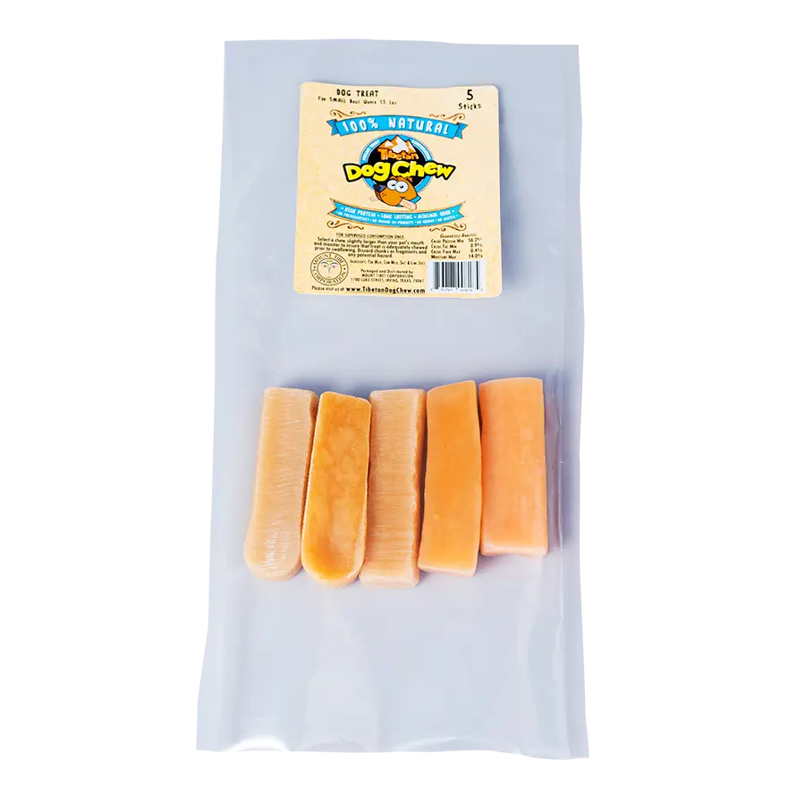 Small Yak Chew (5 Sticks)