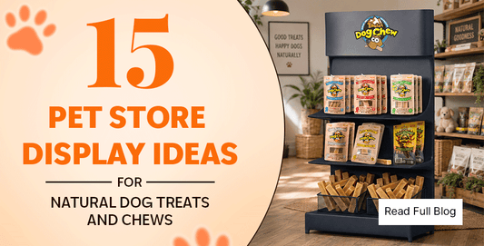 15 pet store display ideas for natural dog treats and chews
