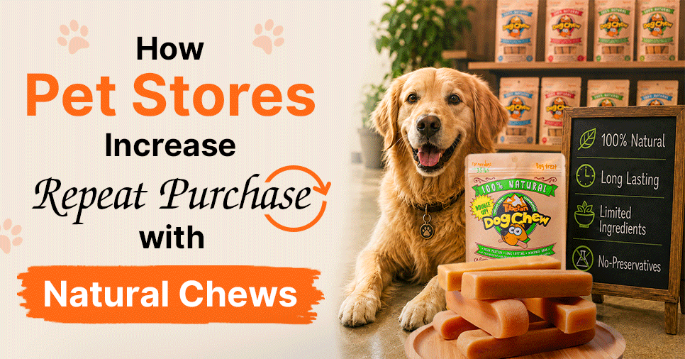 How Pet Stores Increase Repeat Purchase with Natural Chews