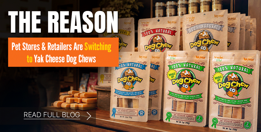 Why Pet Stores & Retailers Are Switching to Yak Cheese Dog Chews