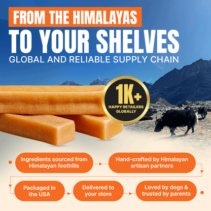 Medium Yak Chews (5 Sticks)