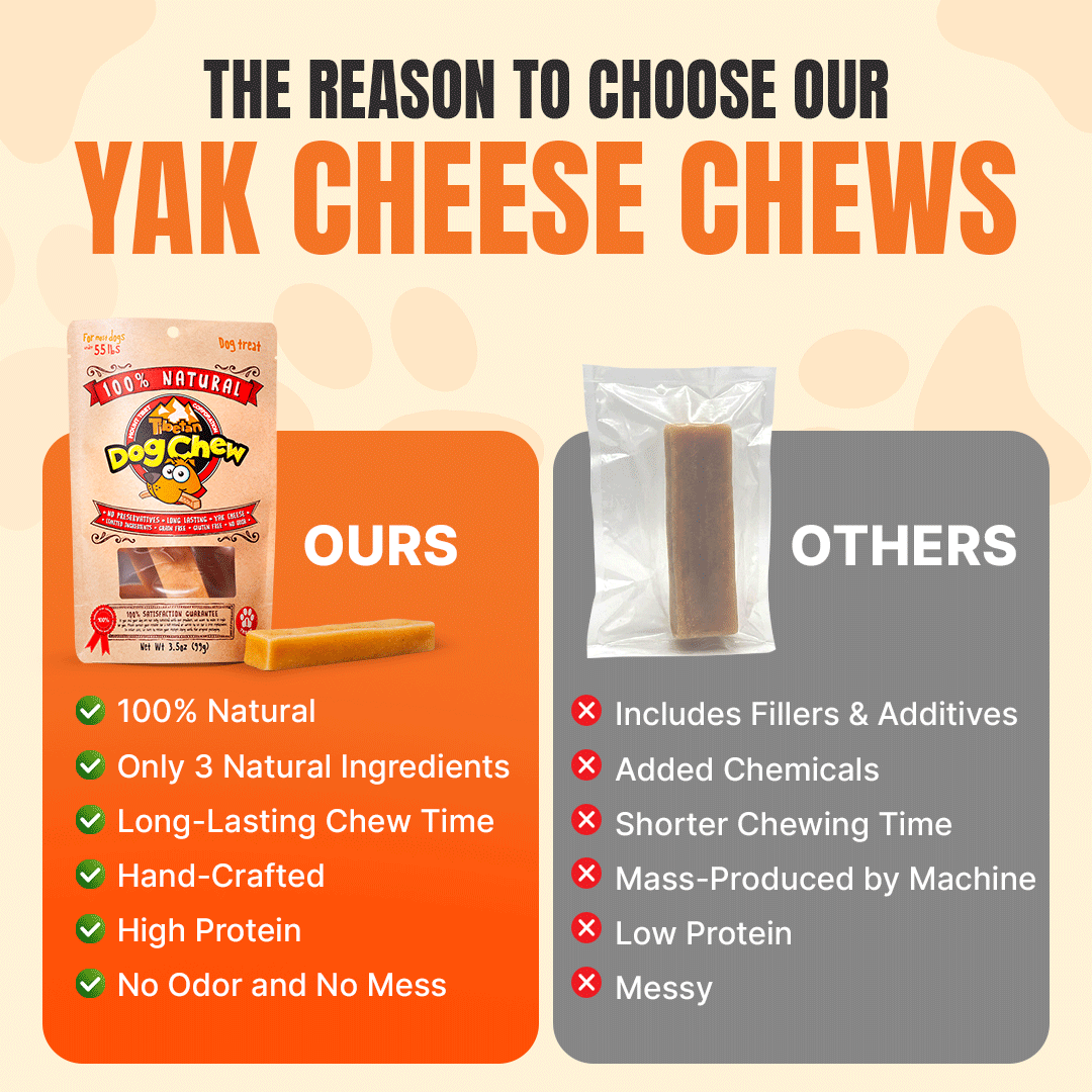 Medium Yak Chews (5 Sticks)