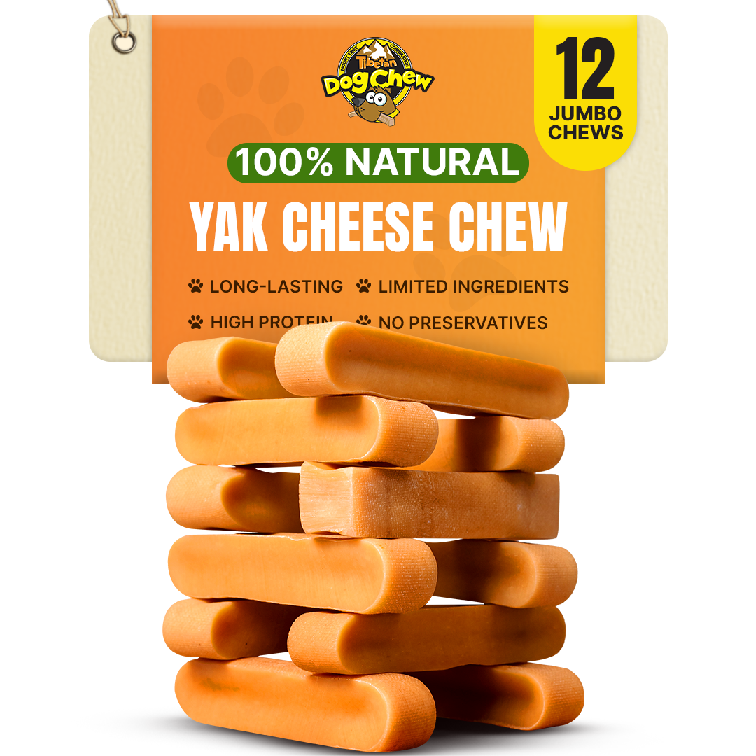 Wholesale Chews - Jumbo 5lb Bulk Pack Himalayan Yak Cheese Dog Treats | 100% Natural, Long-Lasting, High-Protein Dog Chews