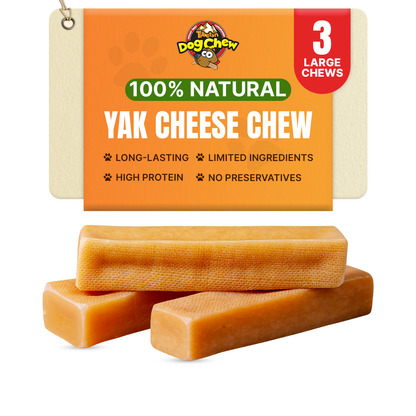 Large Himalayan Yak Chews, 3-Stick Pack - Dogs 35–55 lbs | Wholesale Pet Supply