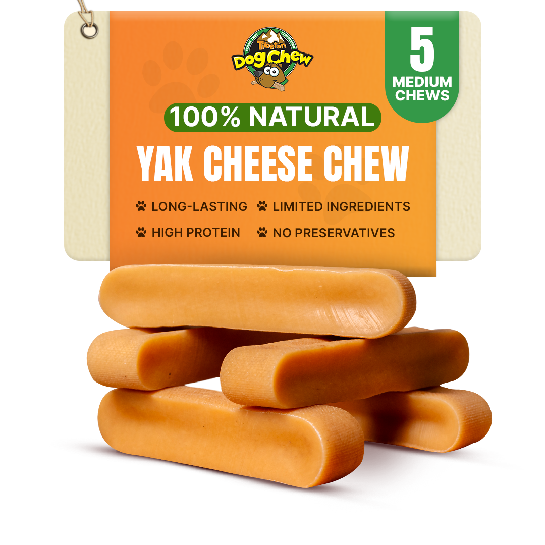 Medium Yak Chews (5 Sticks)