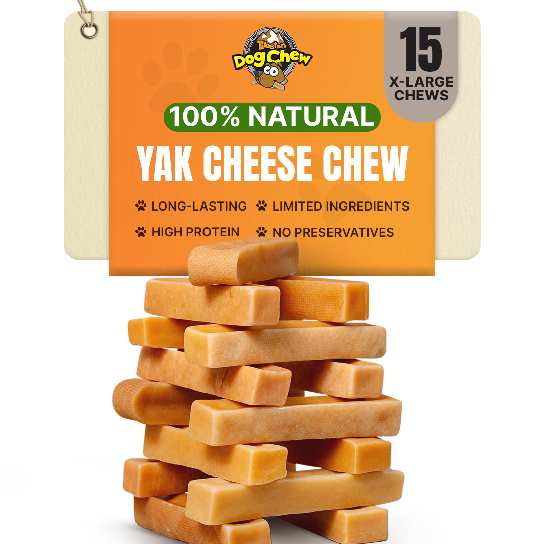 Wholesale Chews - XL 5lb Bulk Pack Himalayan Yak Cheese Dog Treats | Odor-Free, Long-Lasting, High-Protein Dog Chews