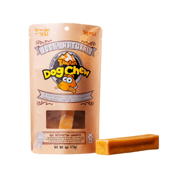 XL 1 Stick Tibetan Dog Chew | Himalayan Yak Cheese Dog Treats, Long-Lasting, Grain-Free, No Additives