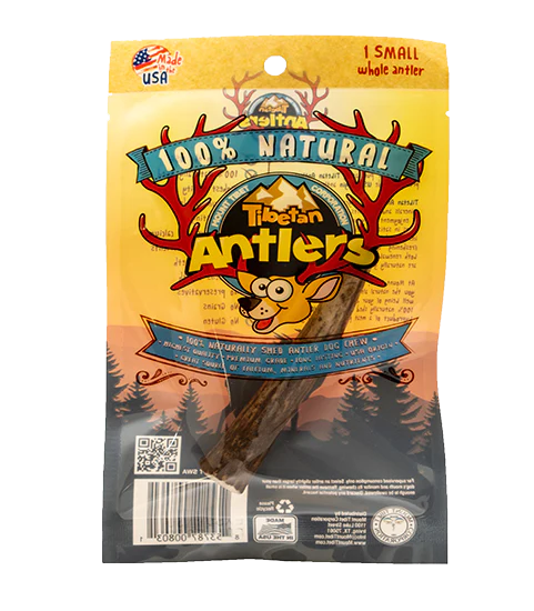small size tibetan whole antler dog chew